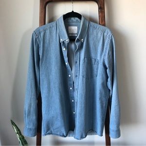 Saturdays NYC Denim Button Down Shirt